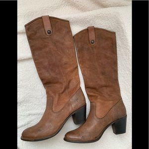 Frye western inspired boots. Size 11 color Cognac